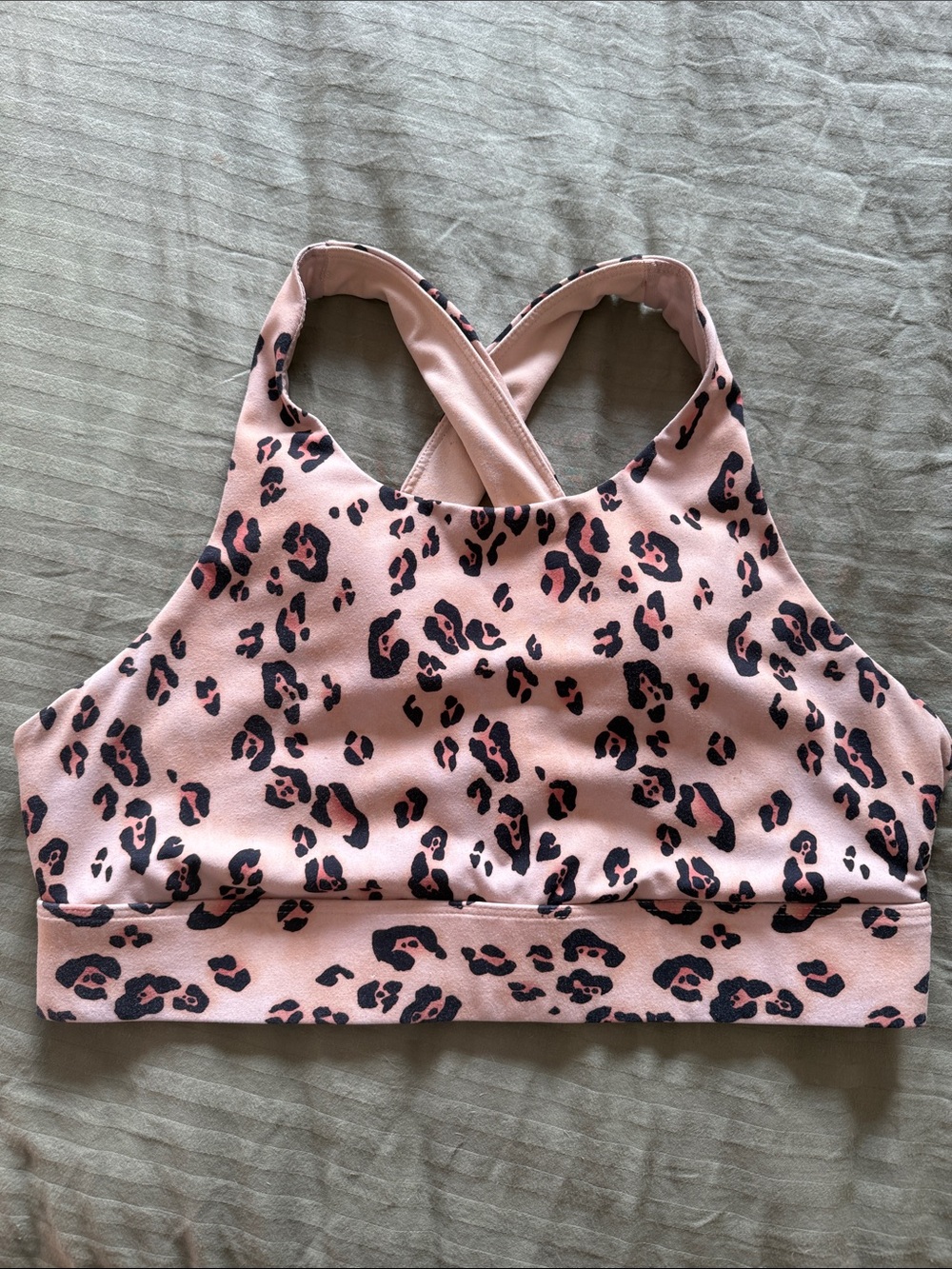 Fabletics Leopard Print Sports Bra
